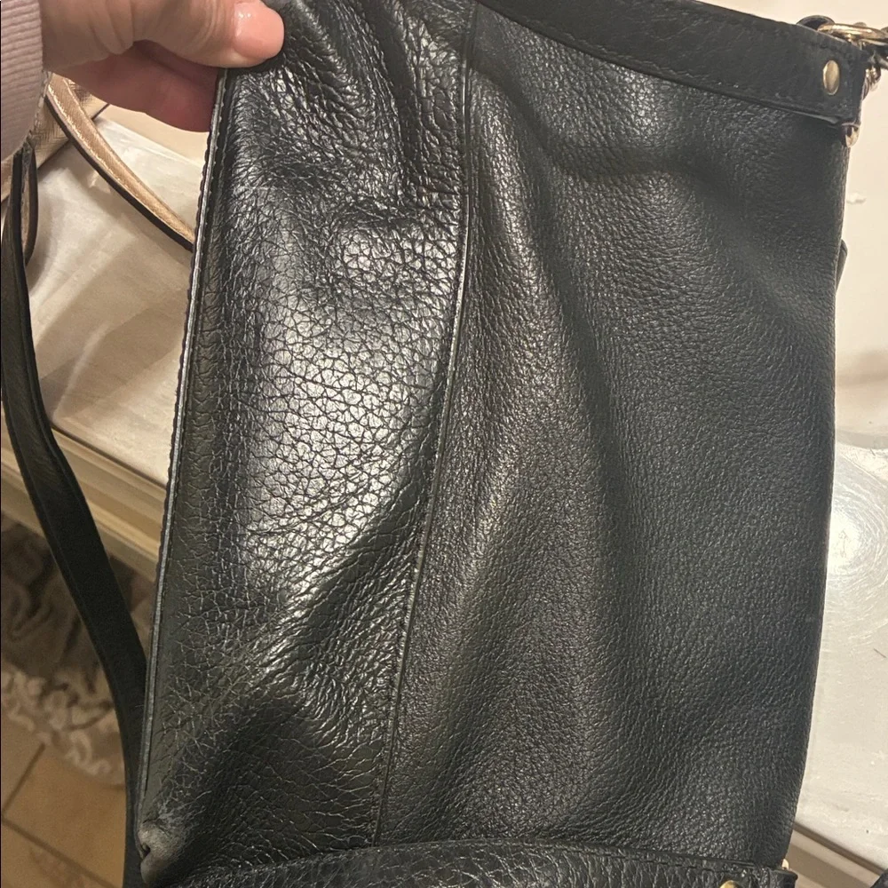 Kate‎ Spade Black Leather Shoulder Bag with Tassel